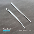 Utilisation médicale Use Amnion Hook droit / courbe